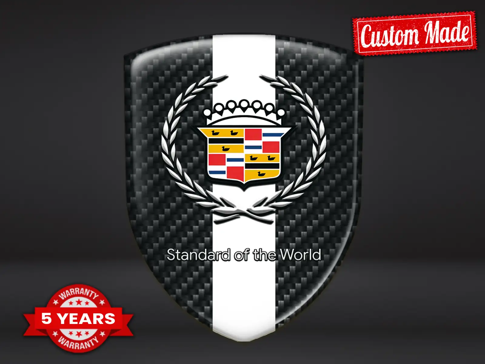 Cadillac Frontscheibenaufkleber Stil Max Modern Pro Haltbar